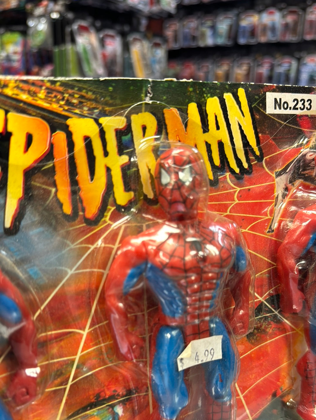 Spider-Man 3 Pack KO Knockoff (Marvel, Amazing Spiderman) Sealed product image 8, provided for visual reference and product
