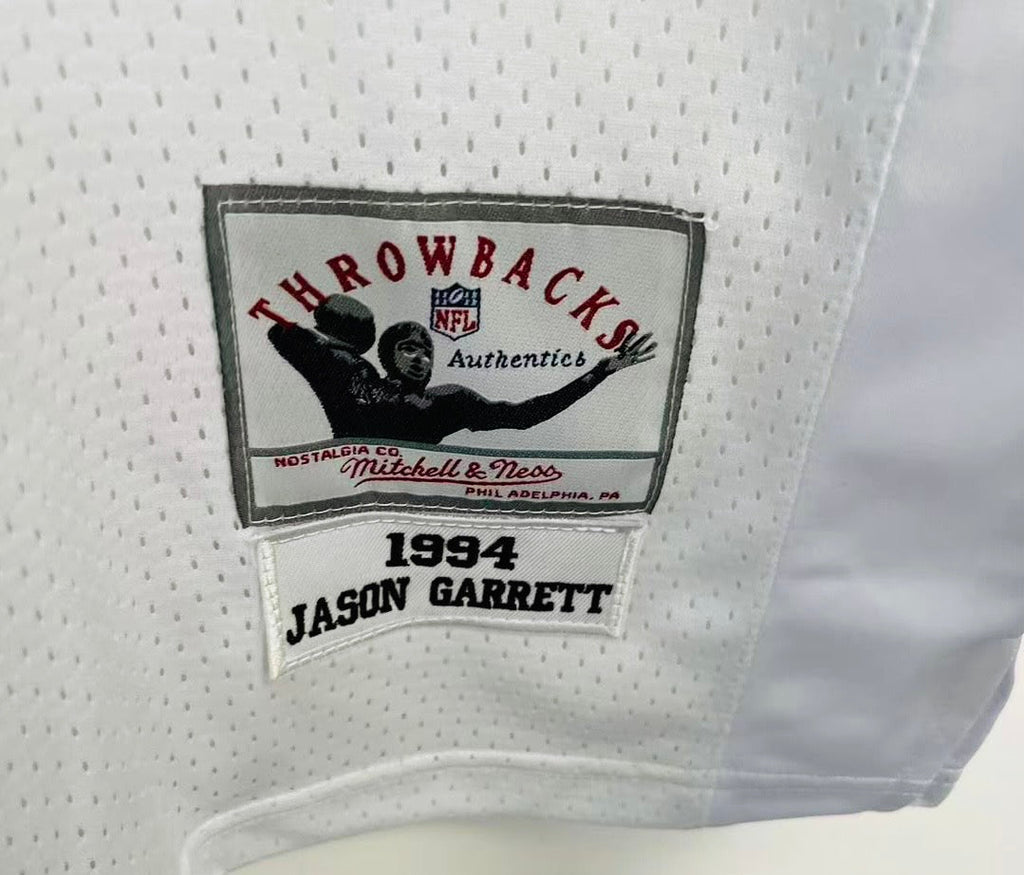 Jason Garrett Dallas Cowboys 1994 Official NFL Jersey white product image 7