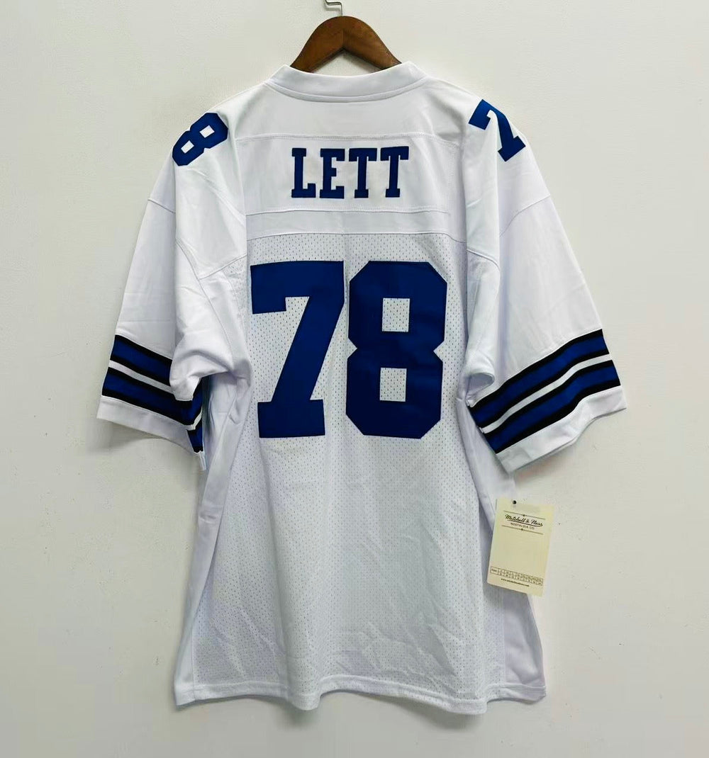 Leon Lett 1994 Dallas Cowboys Official NFL Jersey white