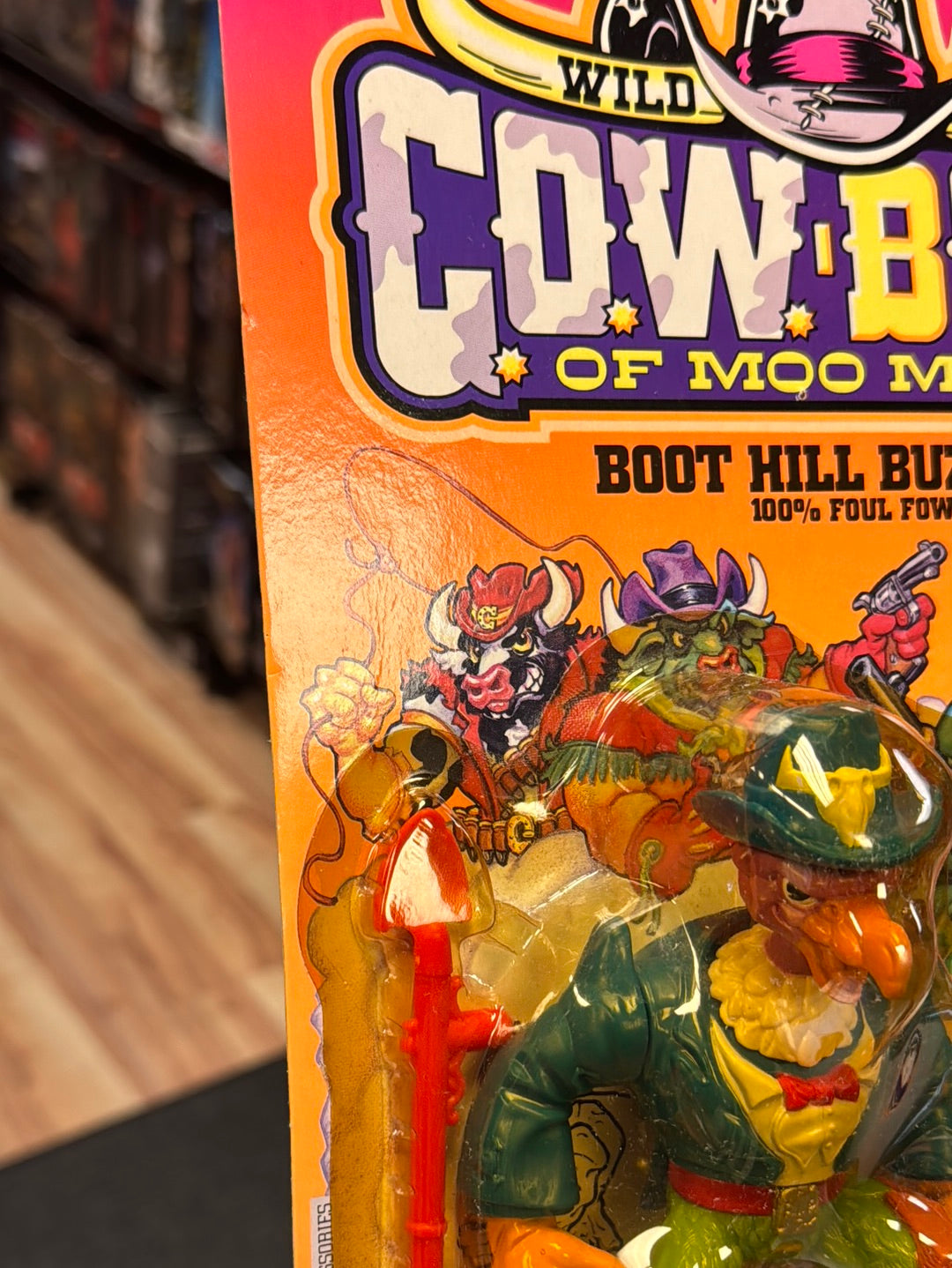 Boot Hill Buzzard 0312 (Vintage Cowboys of Moo Mesa, Hasbro) Sealed product image 10, provided for visual reference and