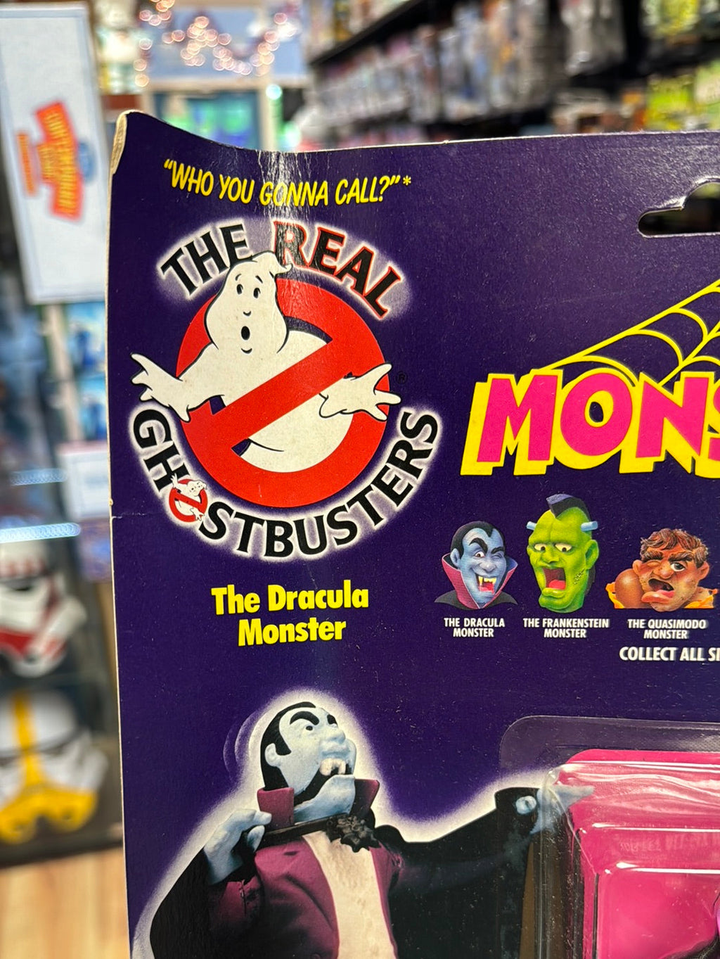 Dracula Monster 1689 (Vintage Ghostbusters, Kenner) SEALED product image 2, provided for visual reference and product detail