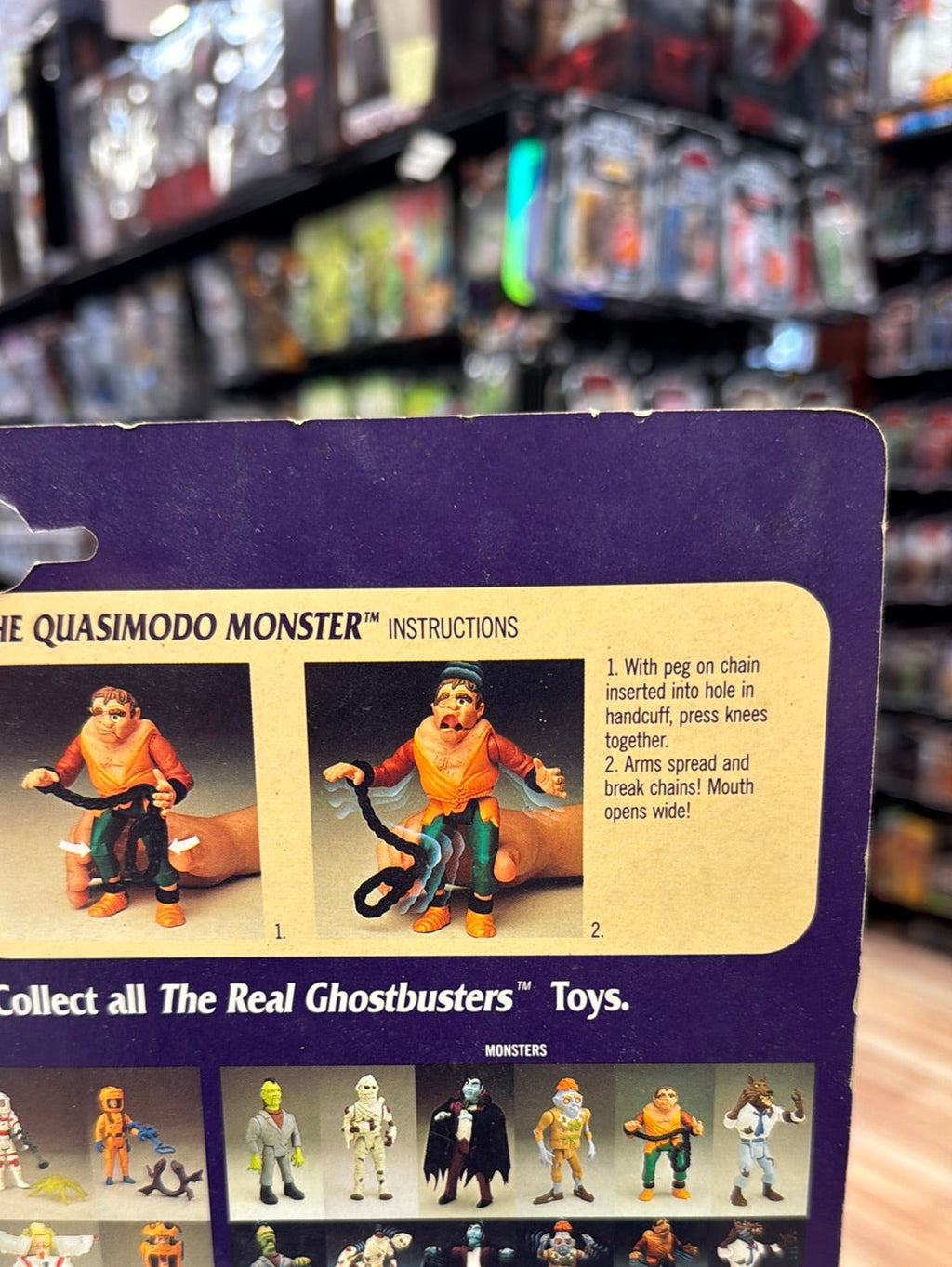 Quasimodo Monster 1400 (Vintage Ghostbusters, Kenner) SEALED product image 8, provided for visual reference and product