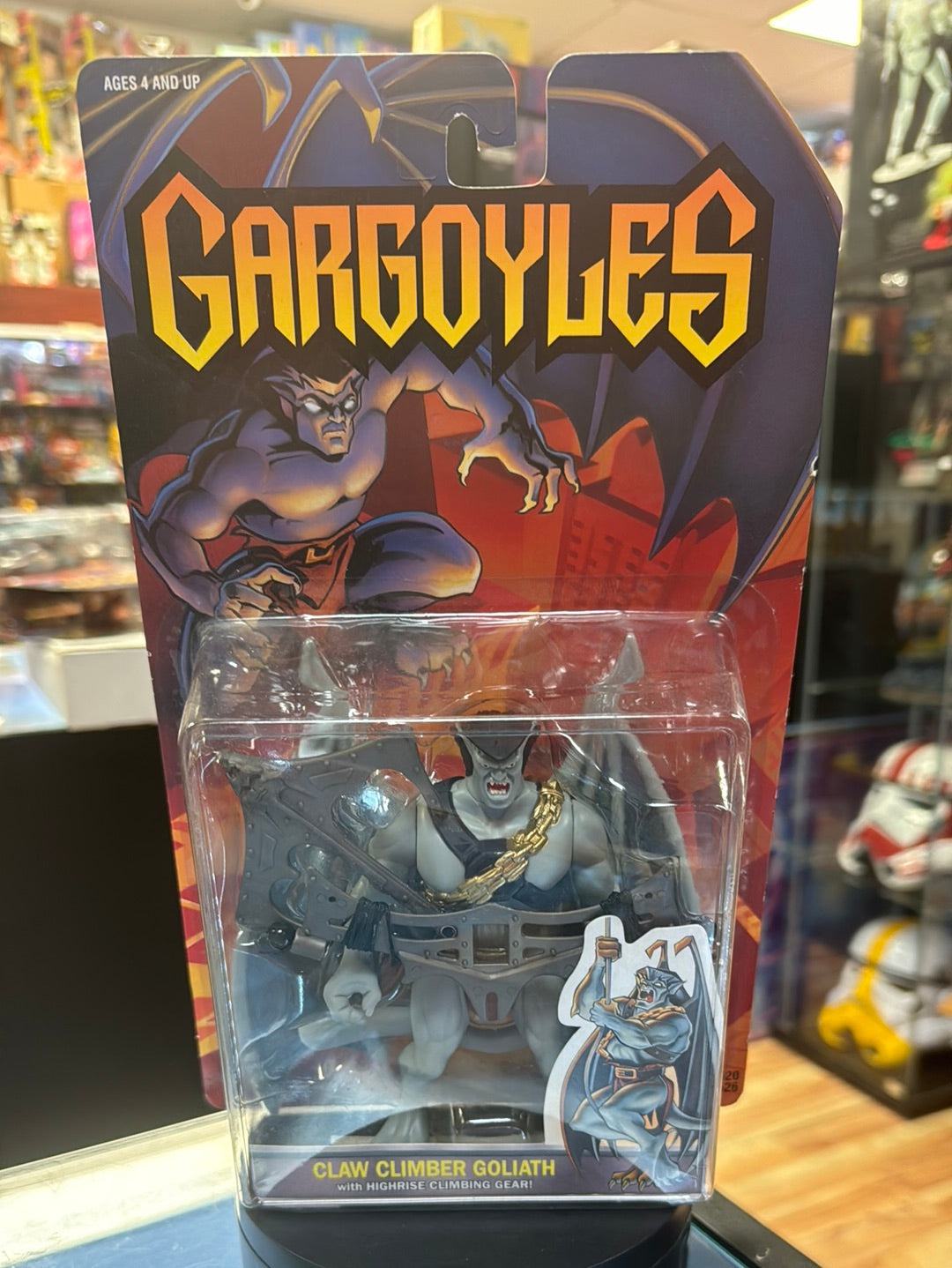 Claw Climber Goliath 0564 (Vintage Gargoyles, Playmates) SEALED product image 1, provided for visual reference and product