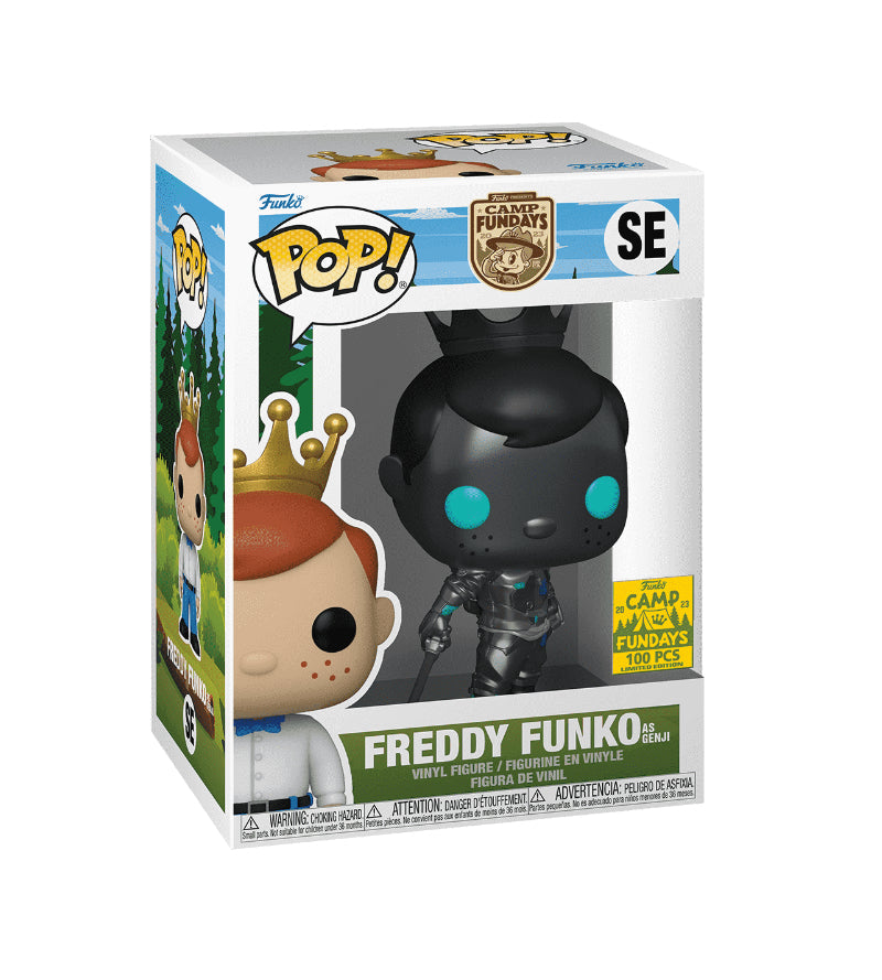 Freddy Funko as Overwatch Genji (Funko Pop!, Camp Fundays) **100 Piece Count** product image 1, provided for visual