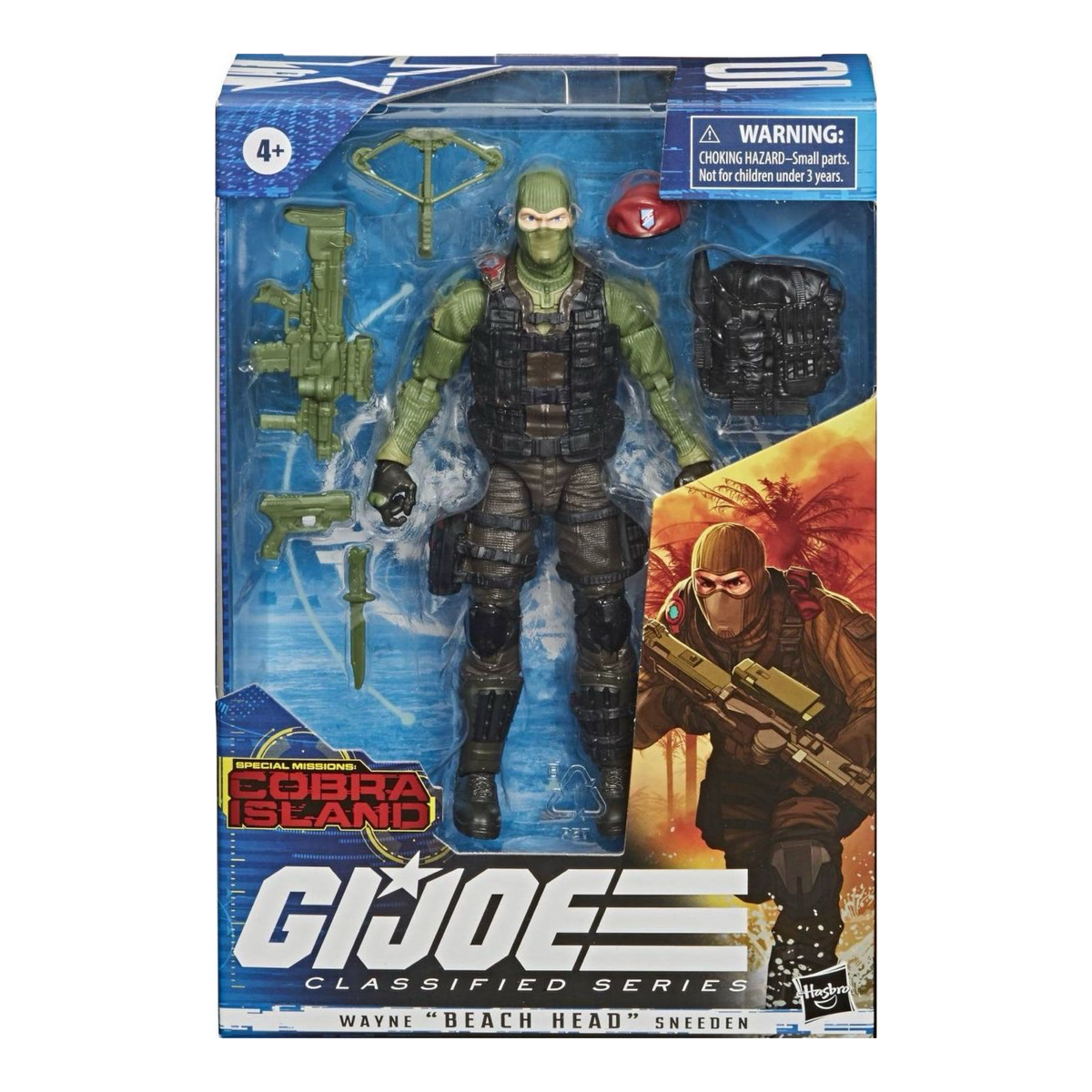 Cobra Island Beach Head #09 (GI Joe Classifieds, Hasbro) product image 1, provided for visual reference and product detail