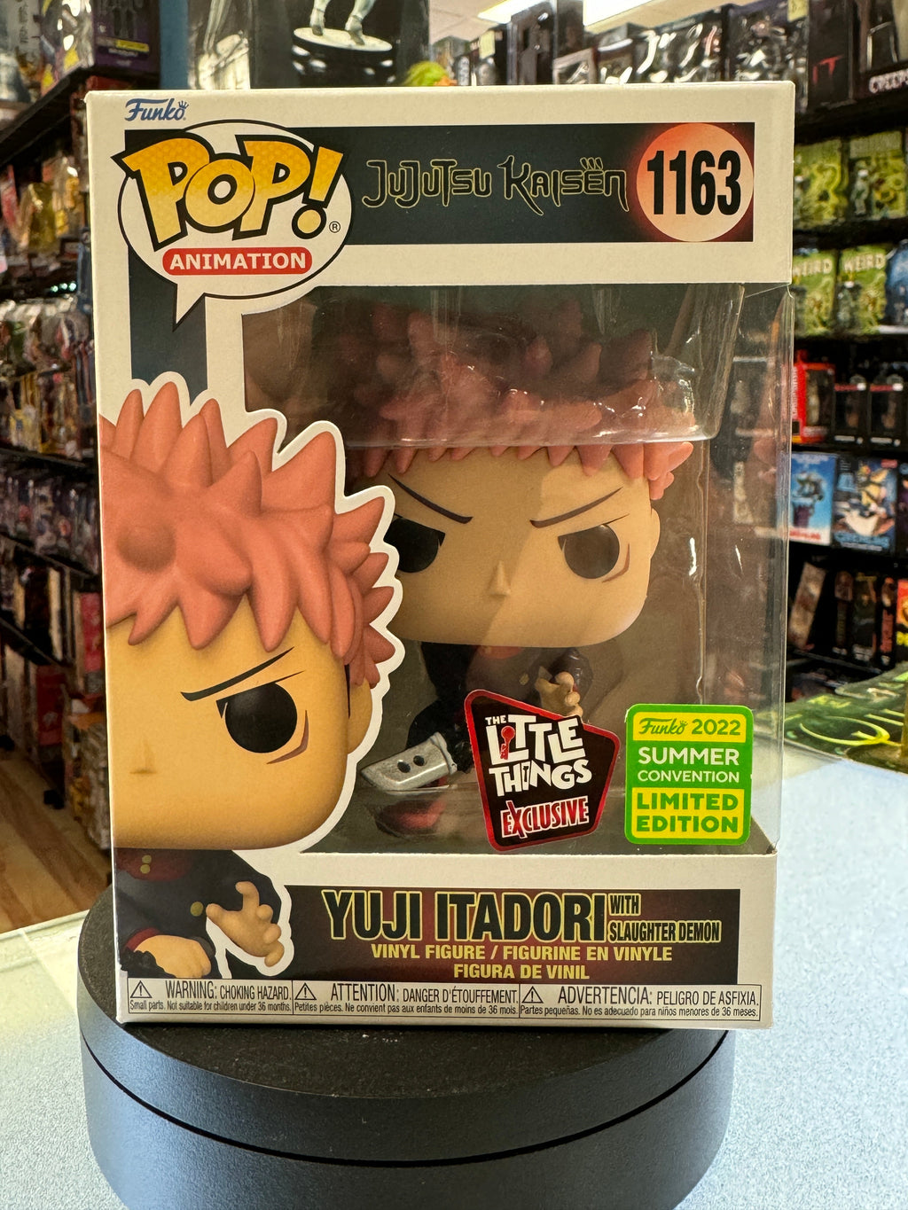 Yuji Itadori with Demon #1163 (Funko Pop!, Jujutsu Kaisen) **DUBAI EXCLUSIVE** product image 2, provided for visual