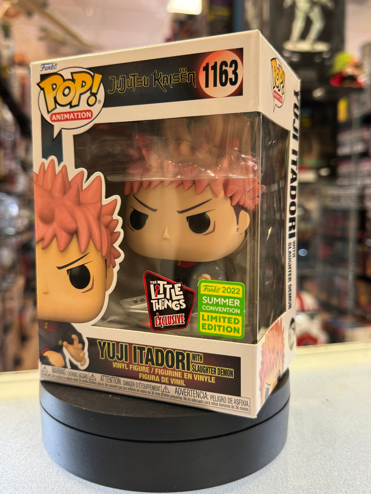 Yuji Itadori with Demon #1163 (Funko Pop!, Jujutsu Kaisen) **DUBAI EXCLUSIVE** product image 3, provided for visual