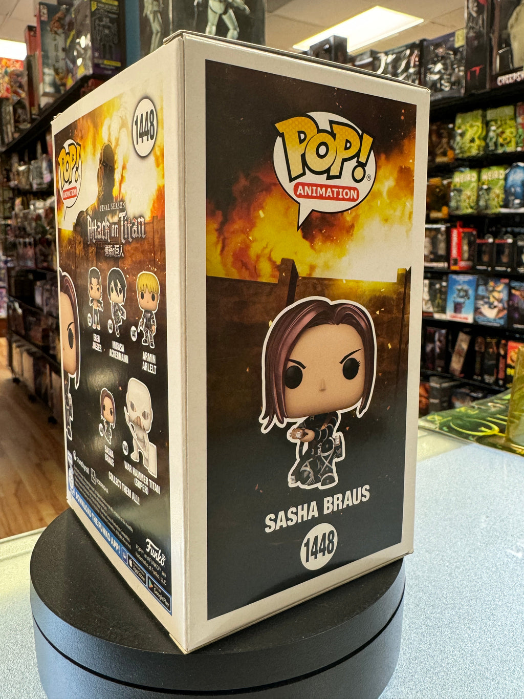 Sasha Braus #1448 (Funko Pop!, Attack on Titan) **GEEK NATION DUBAI EXCLUSIVE** product image 6, provided for visual
