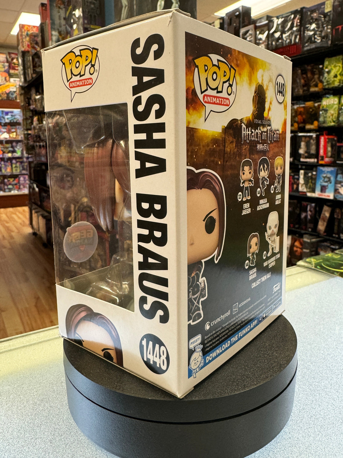 Sasha Braus #1448 (Funko Pop!, Attack on Titan) **GEEK NATION DUBAI EXCLUSIVE** product image 7, provided for visual