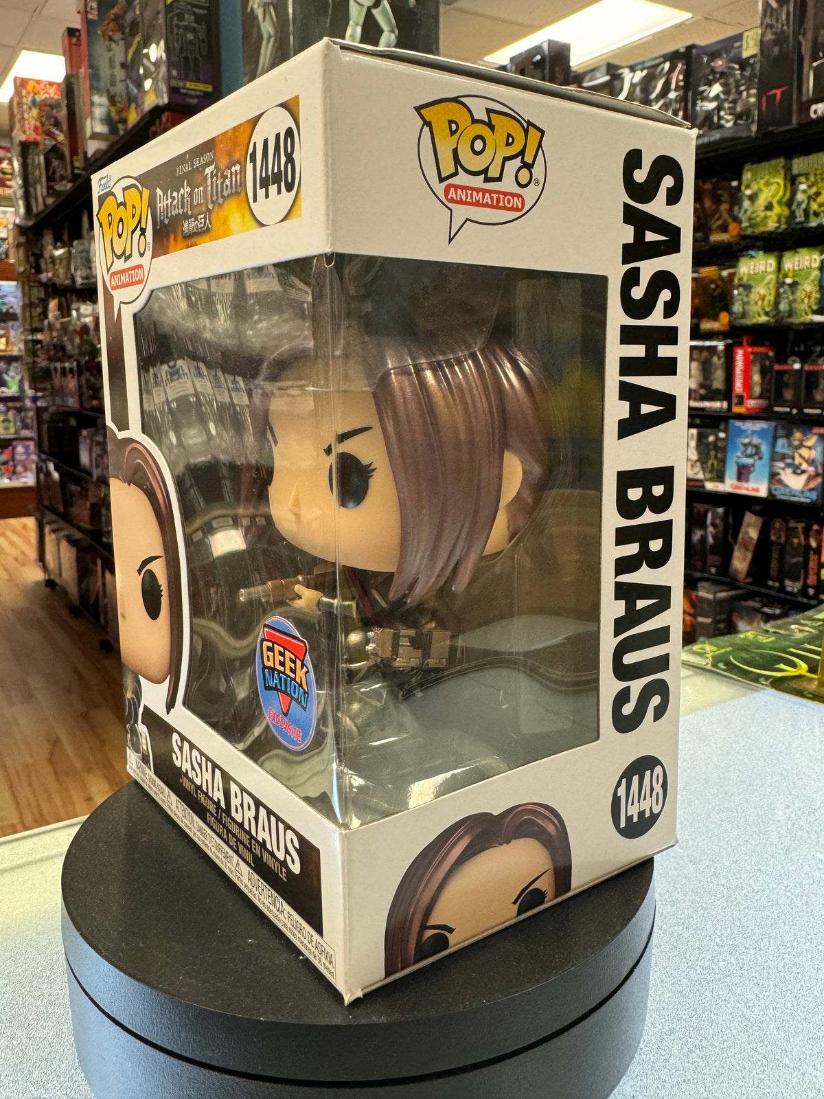 Sasha Braus #1448 (Funko Pop!, Attack on Titan) **GEEK NATION DUBAI EXCLUSIVE** product image 8, provided for visual