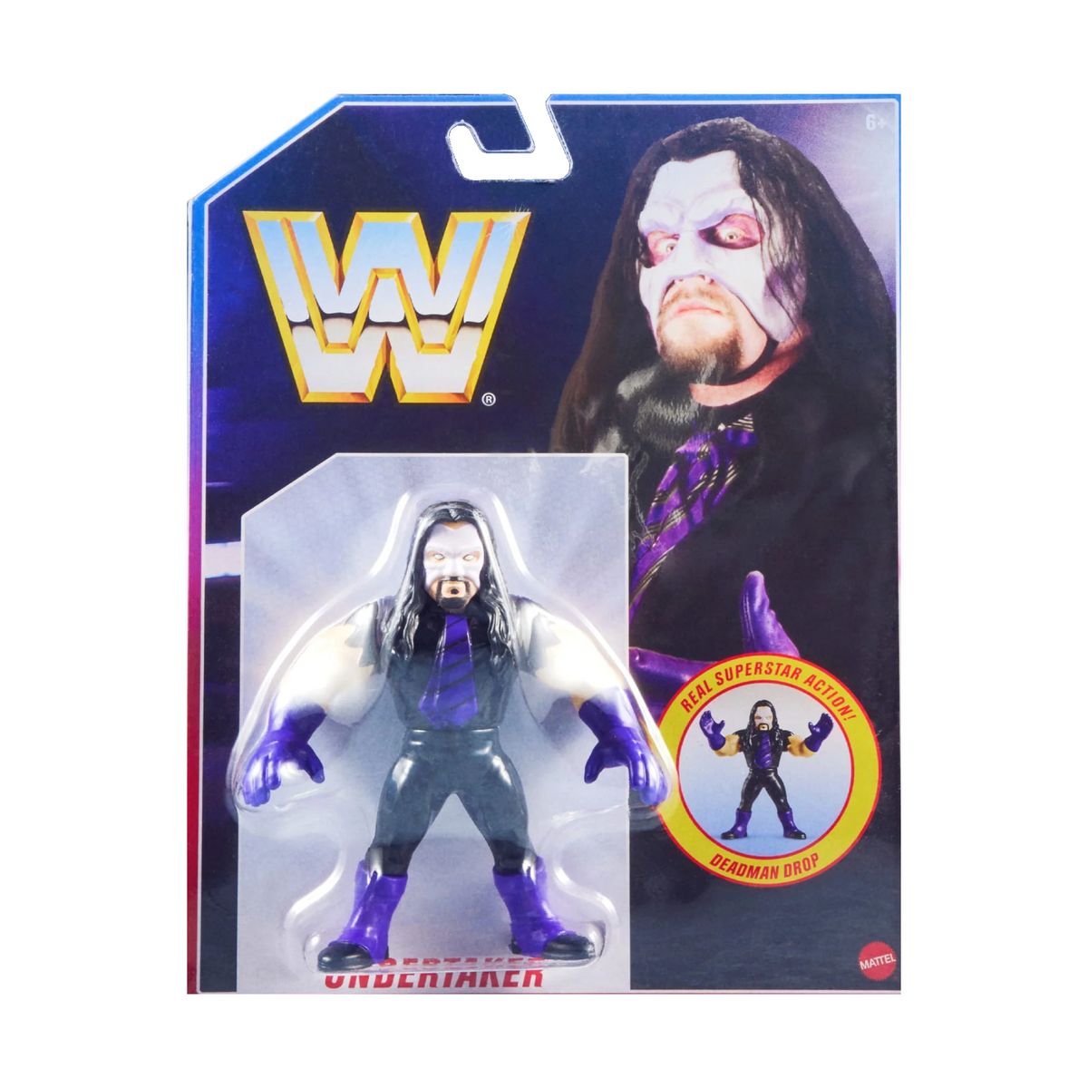 Undertaker (WWE Retro, Mattel) product image 1, provided for visual reference and product detail review