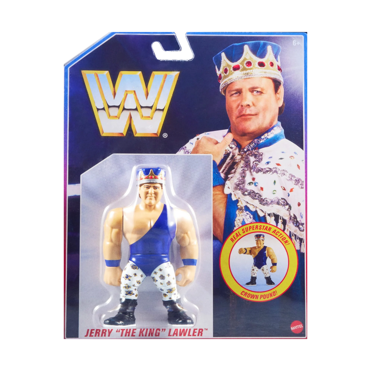 Jerry The King Lawler (WWE Retro, Mattel) product image 1, provided for visual reference and product detail review