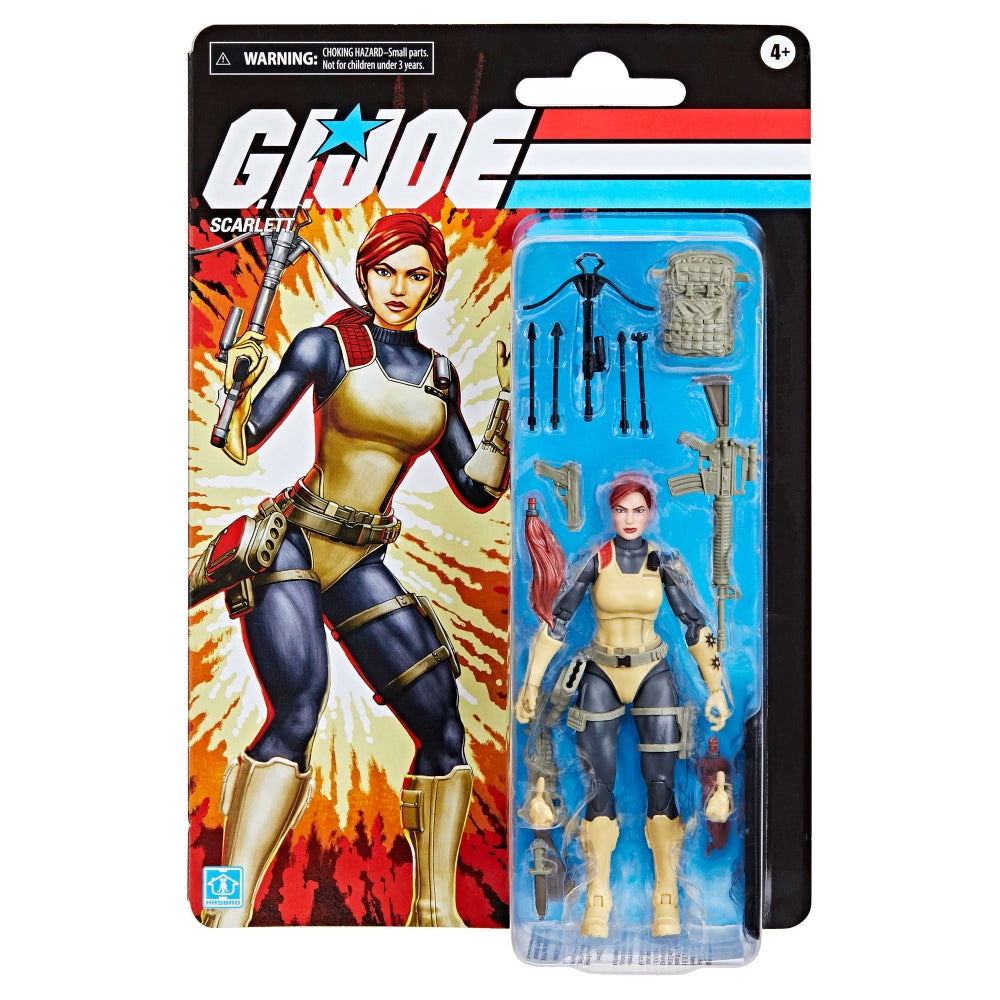 Retro Scarlett (GI Joe Classified, Hasbro) product image 1, provided for visual reference and product detail review