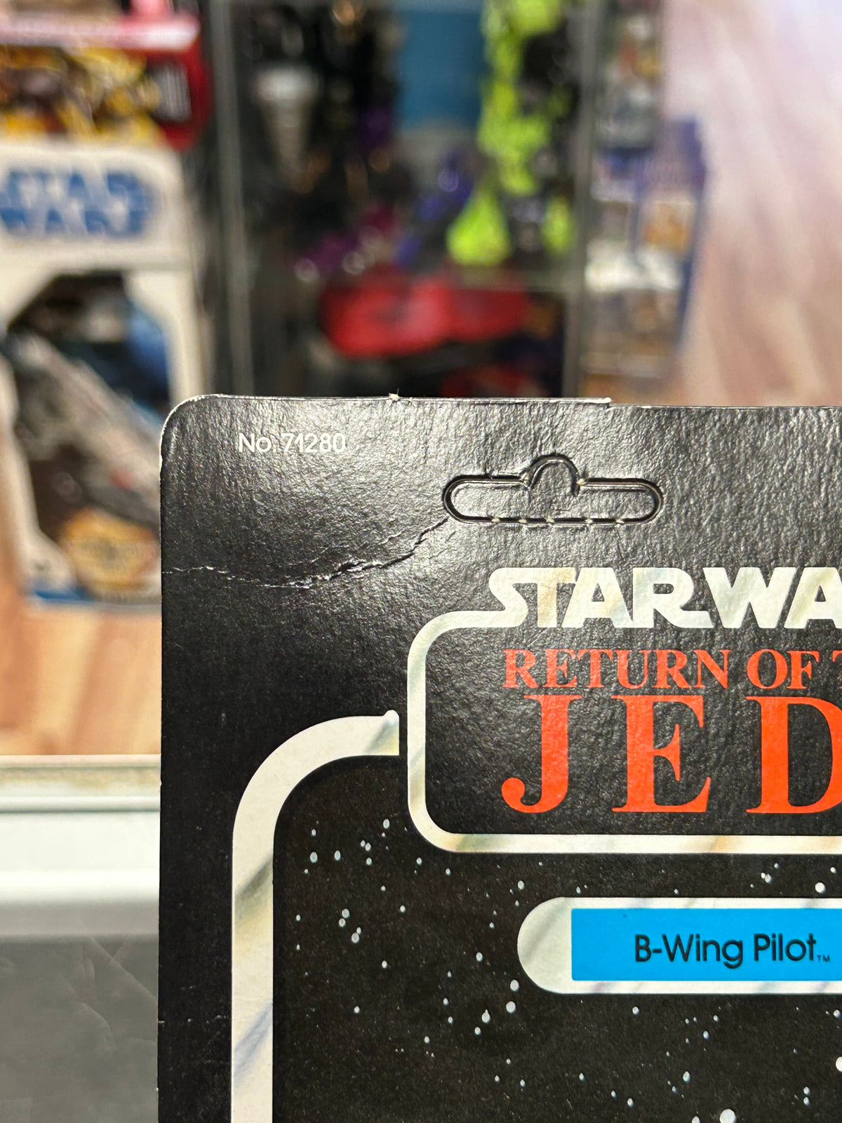 B-Wing Pilot ROTJ 77A 8144 (Vintage Star Wars, Kenner) Sealed product image 2, provided for visual reference and product
