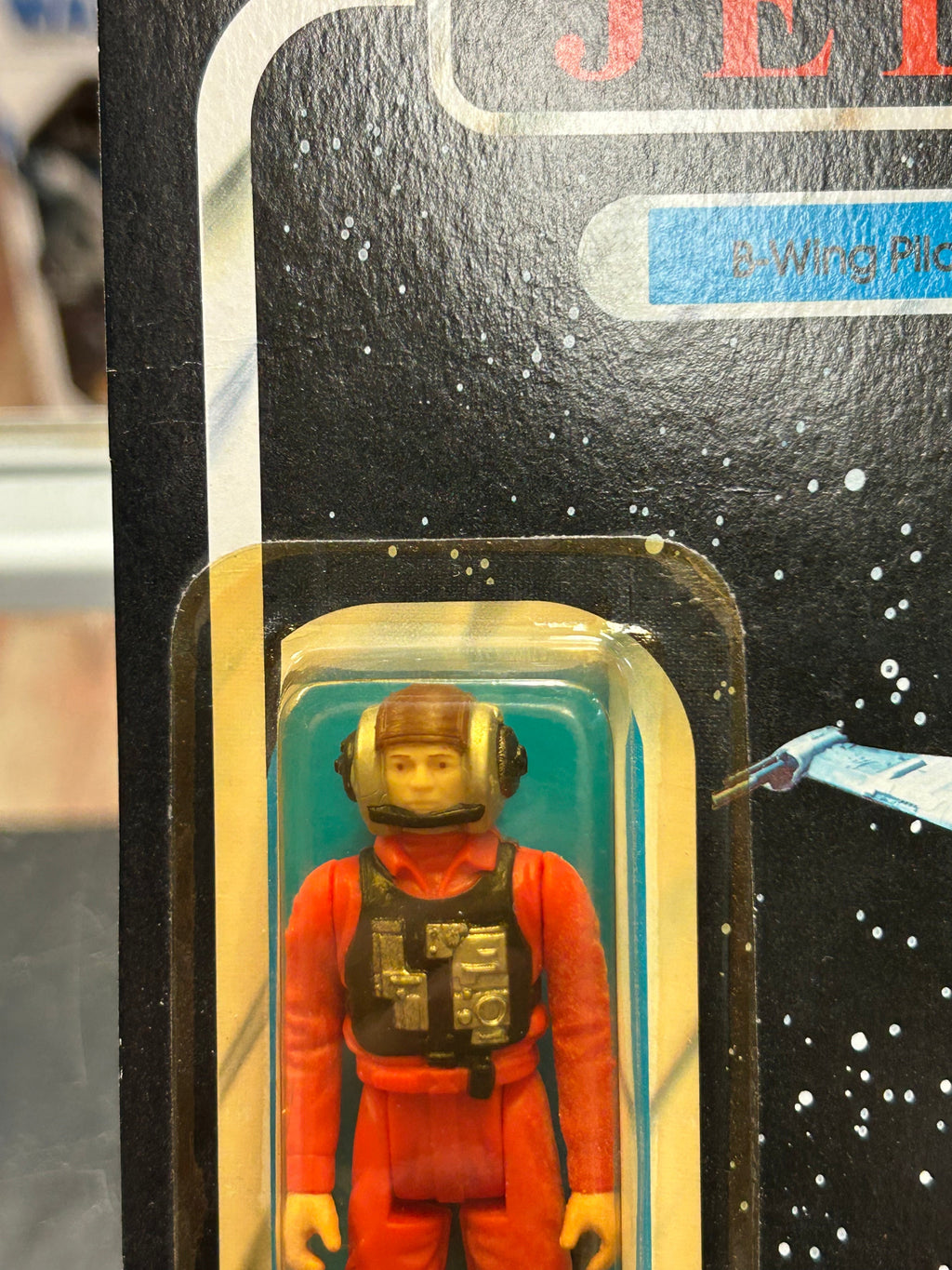 B-Wing Pilot ROTJ 77A 8144 (Vintage Star Wars, Kenner) Sealed product image 5, provided for visual reference and product