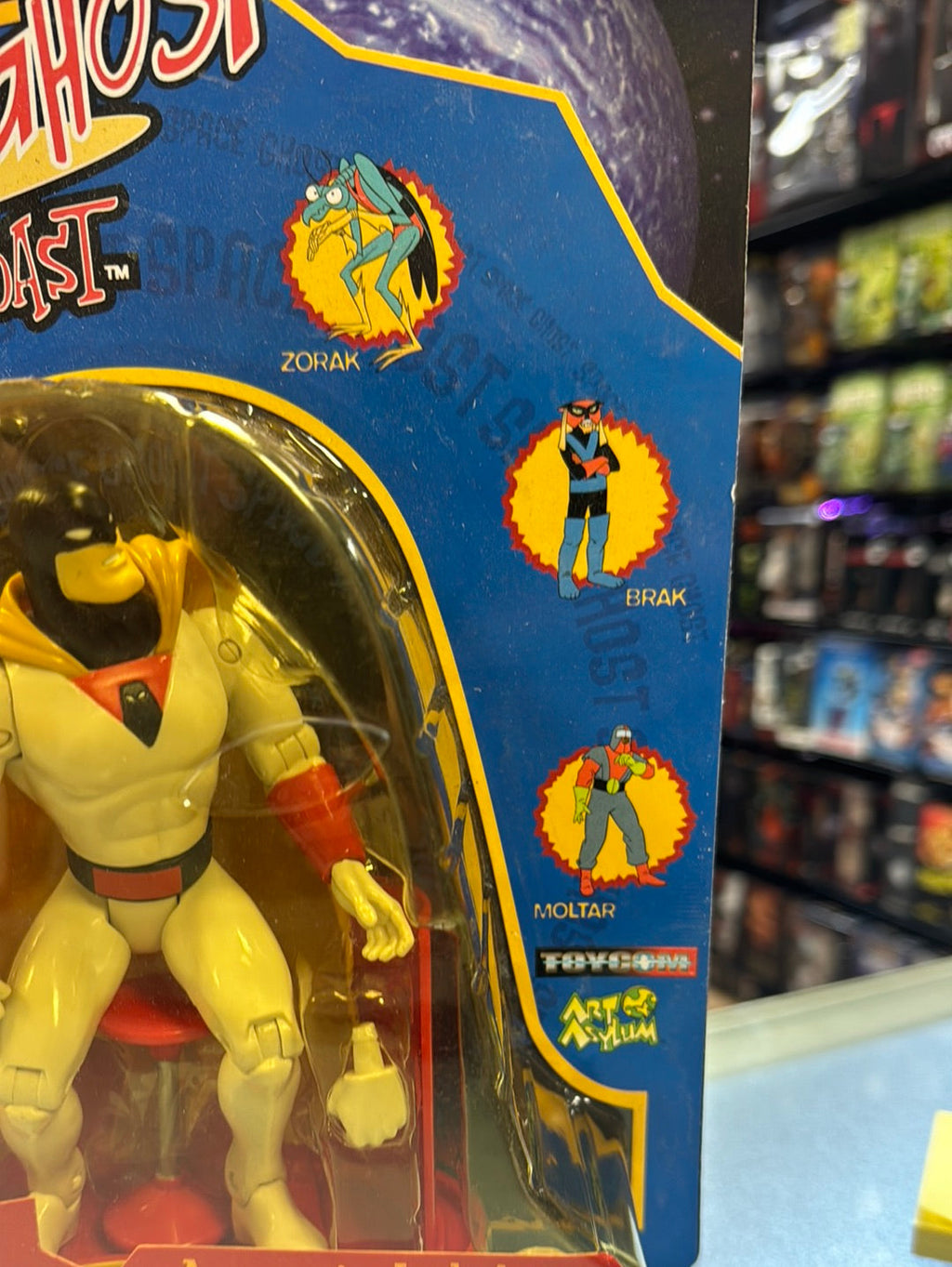 Space Ghost with Desk Chair (Art Asylum, Cartoon Network) Sealed product image 4, provided for visual reference and product
