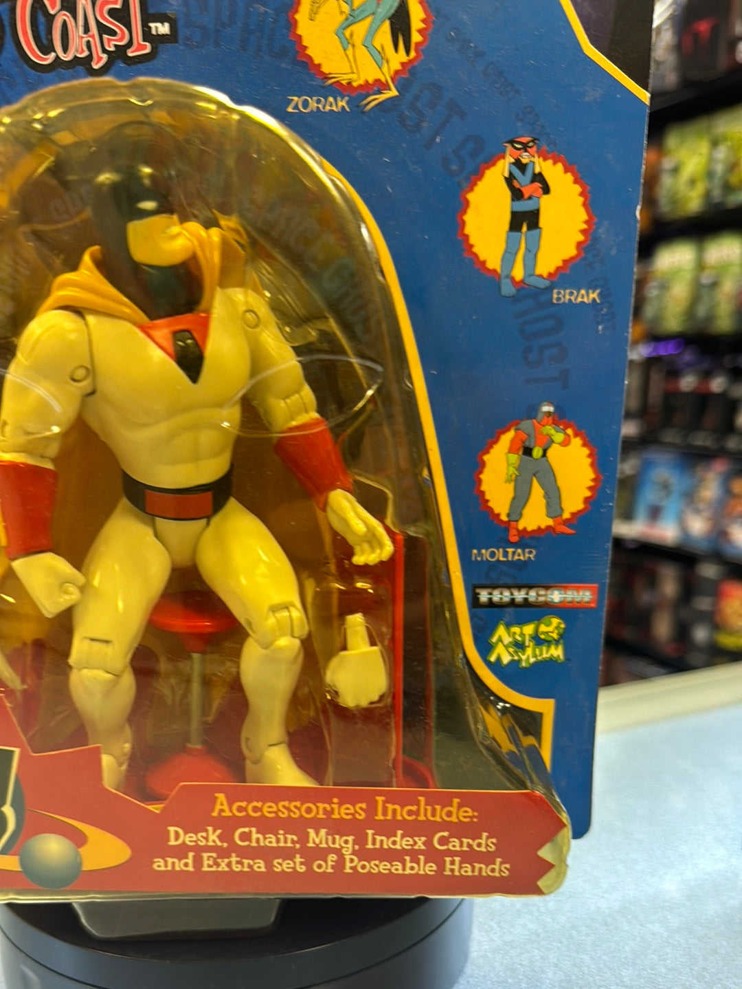 Space Ghost with Desk Chair (Art Asylum, Cartoon Network) Sealed product image 5, provided for visual reference and product