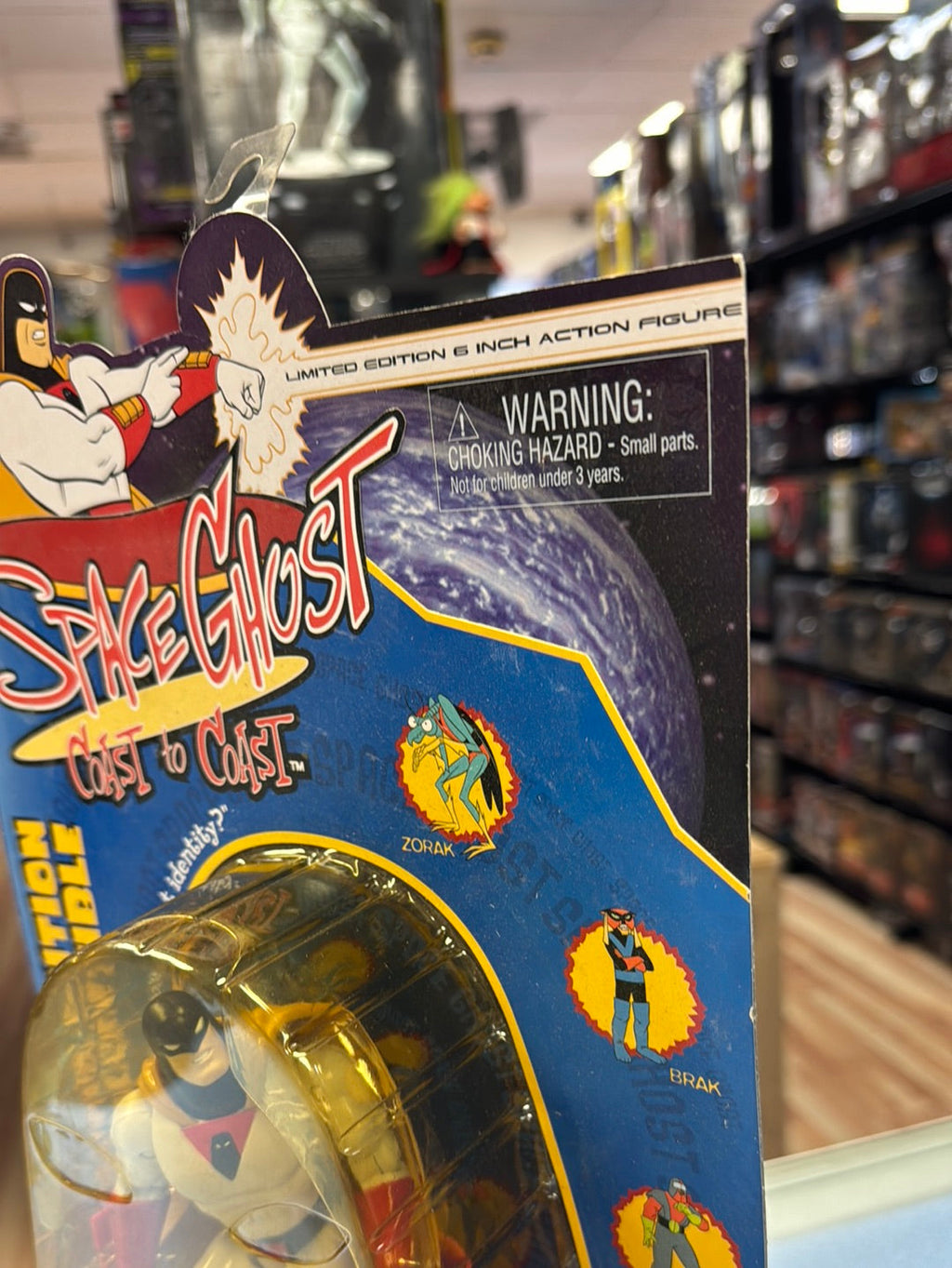 Space Ghost with Desk Chair (Art Asylum, Cartoon Network) Sealed product image 11, provided for visual reference and product