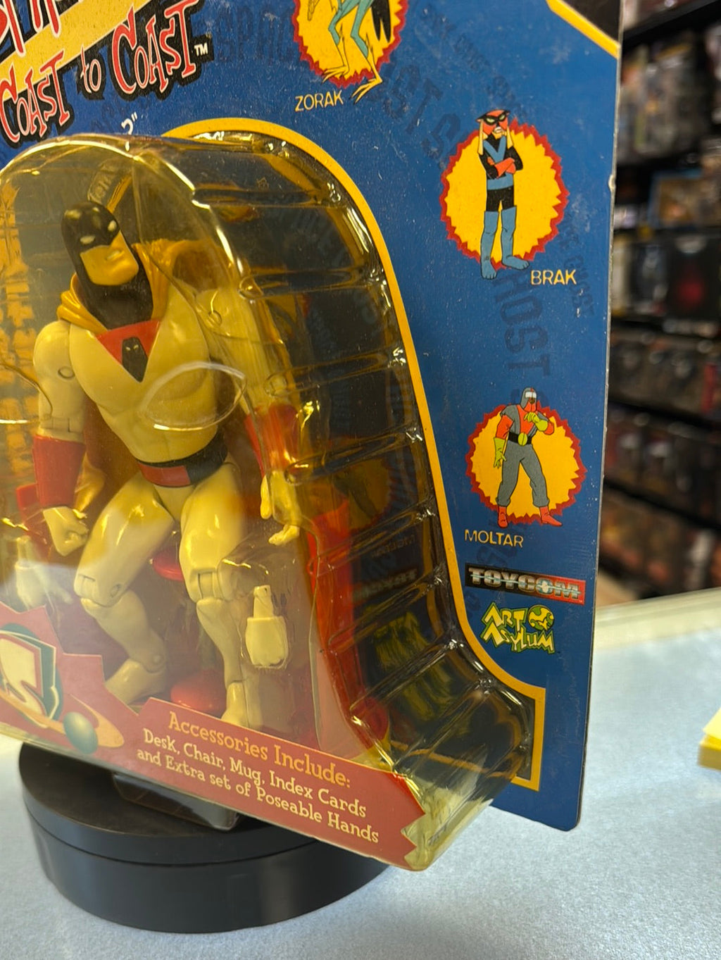 Space Ghost with Desk Chair (Art Asylum, Cartoon Network) Sealed product image 12, provided for visual reference and product