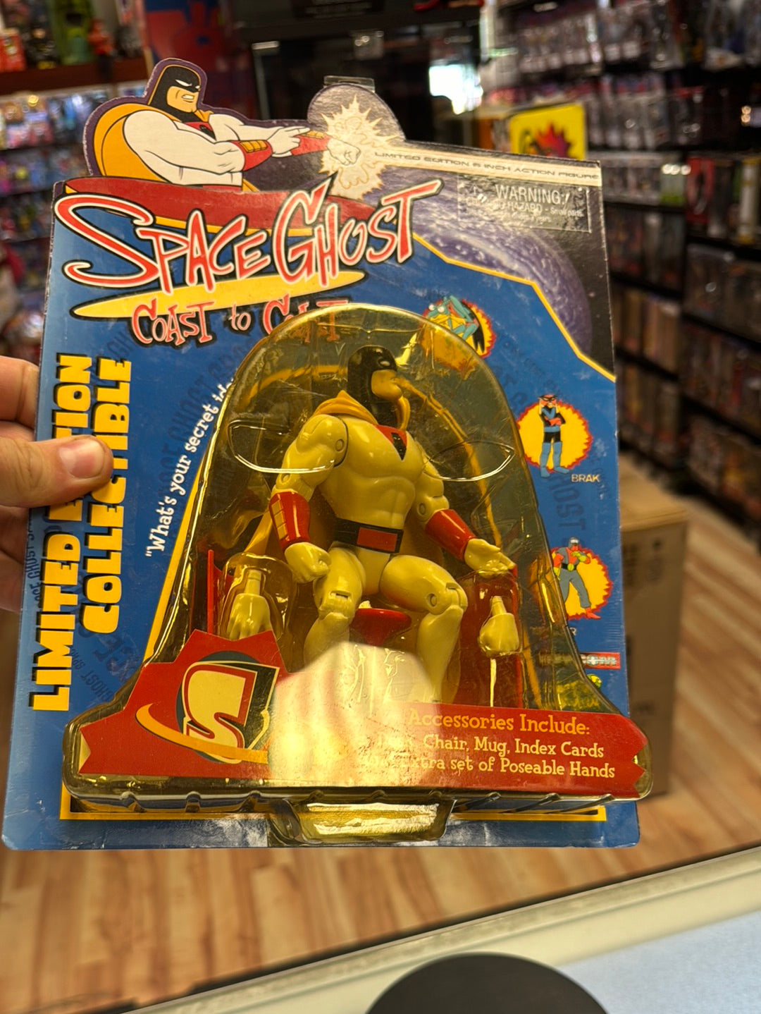 Space Ghost with Desk Chair (Art Asylum, Cartoon Network) Sealed product image 18, provided for visual reference and product