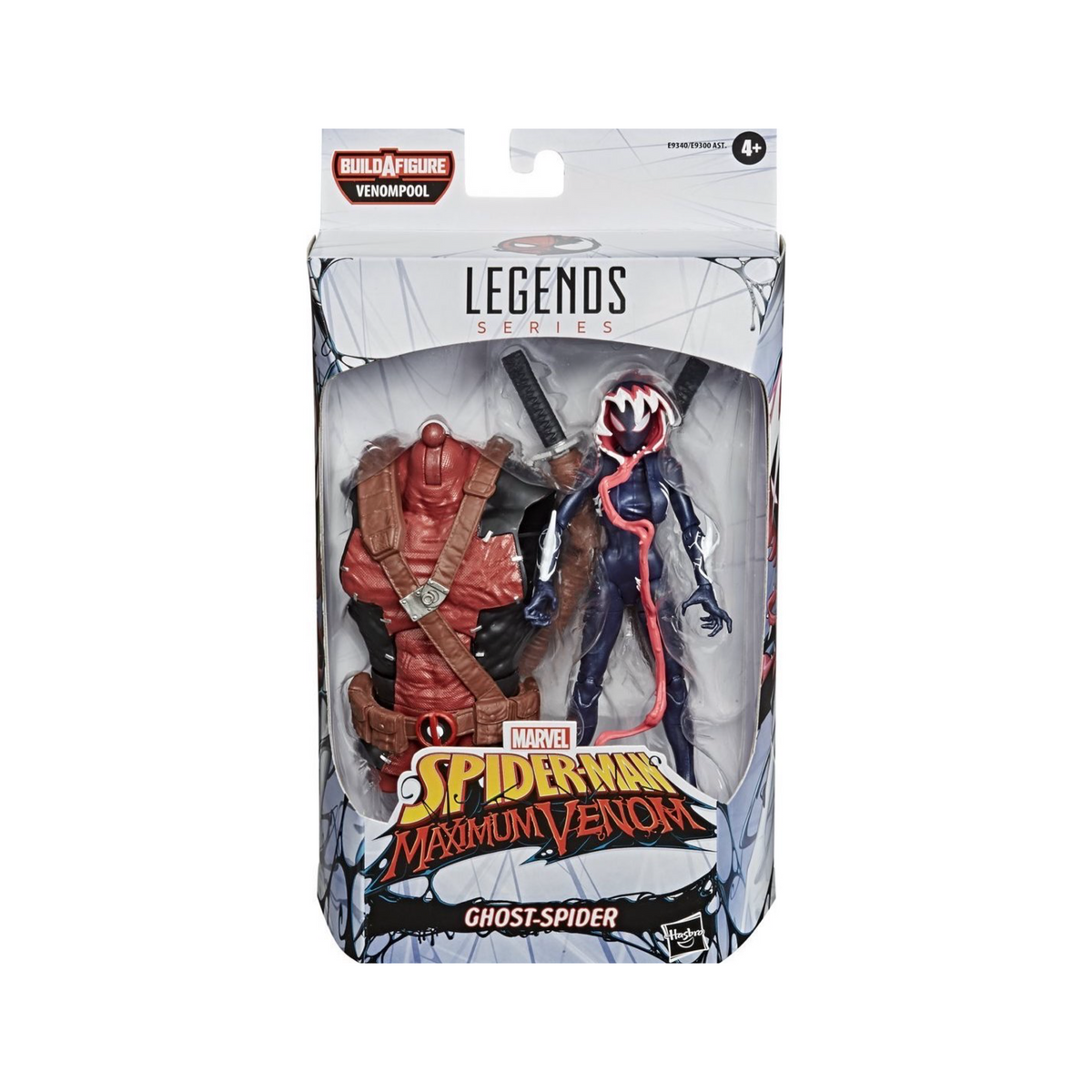 Ghost Spider BAF Venompool (Marvel Legends, Hasbro) product image 1, provided for visual reference and product detail review
