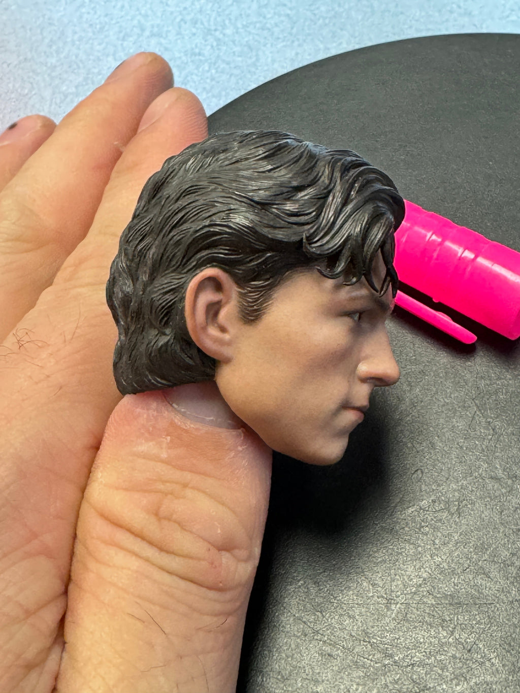 Tom Holland Head Sculpt 1/6 Scale (Spider-Man, Present Toys) product image 7, provided for visual reference and product