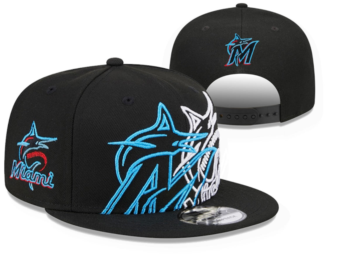 Miami Marlins Official MLB New Era Hat adjustable product image 1