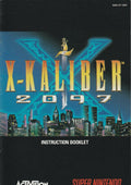 X-Kaliber 2097 (Nintendo, SNES) Manual Only product image 1, provided for visual reference and product detail review