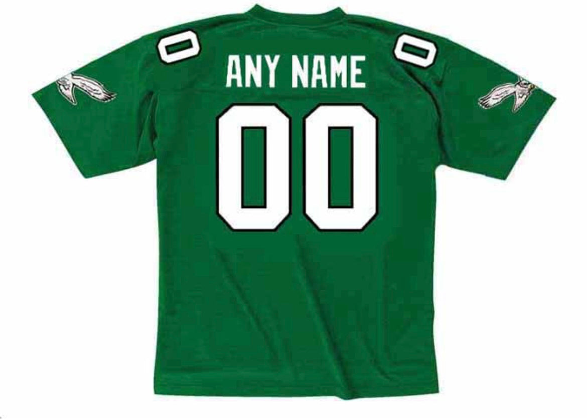 Any name & Number 1980s early 90’s Philadelphia Eagles NFL product image 1