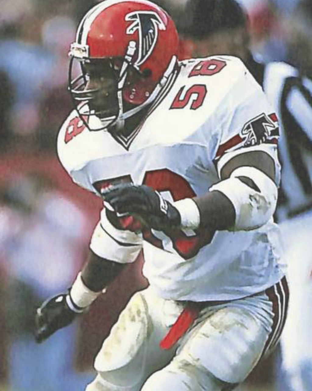 Any name & Number 1980’s Atlanta Falcons NFL Mitchell & product image 3