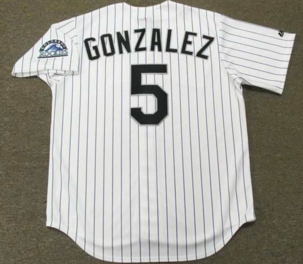 Luis Gonzalez Colorado Rockies Official MLB Majestic Jersey