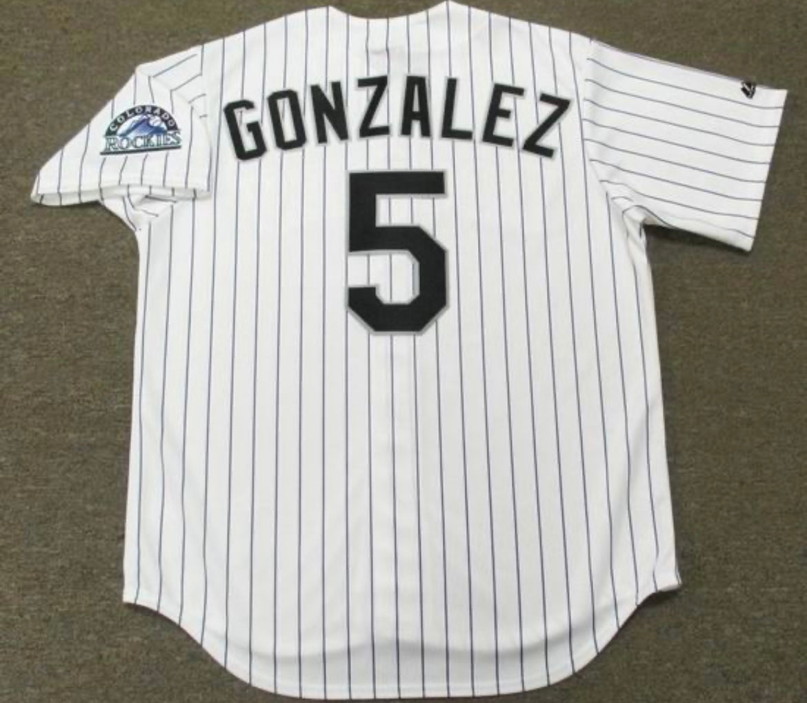 Luis Gonzalez Colorado Rockies Official MLB Majestic Jersey product image 1
