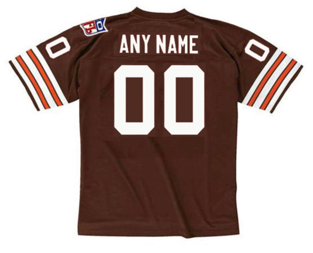 Any name & Number 1969 Cleveland Browns NFL Mitchell & Ness