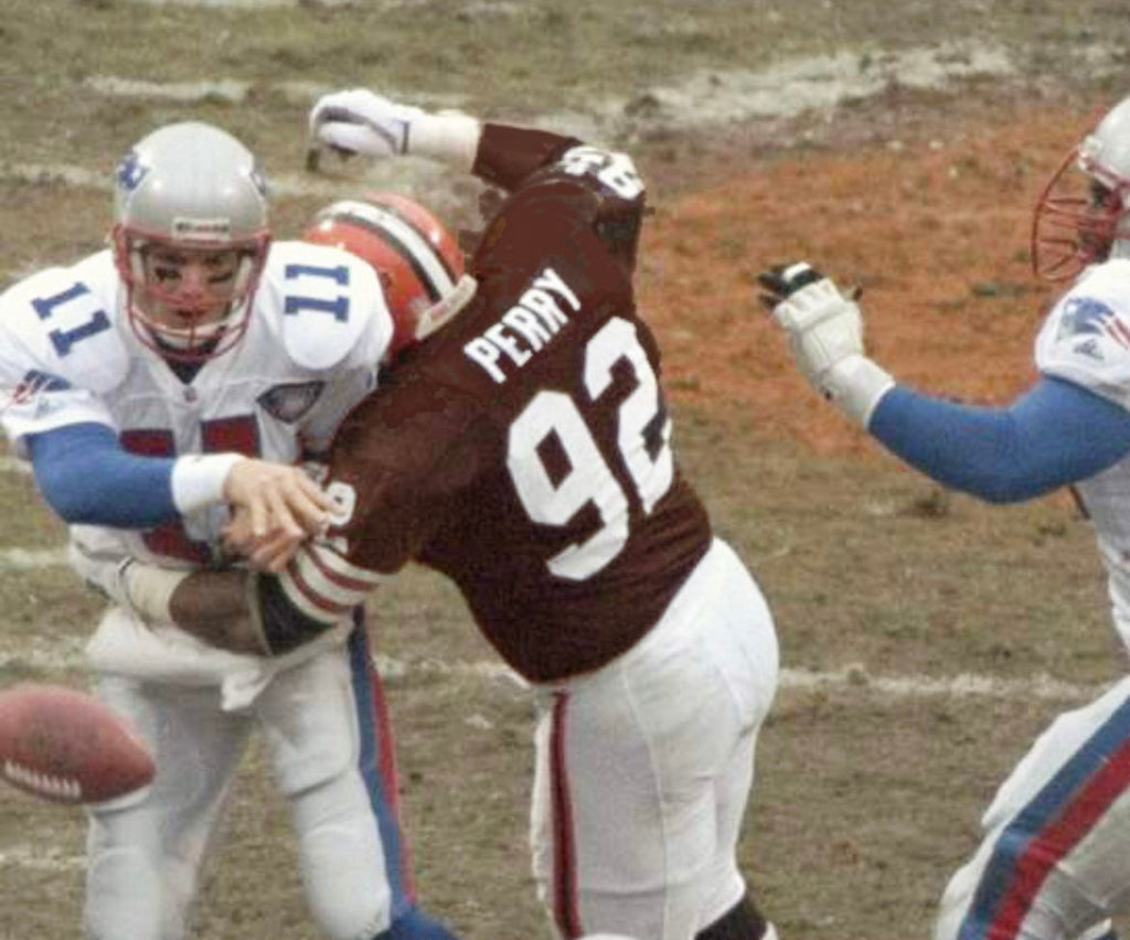 Michael Dean Perry Cleveland Browns Official NFL Mitchell & product image 4
