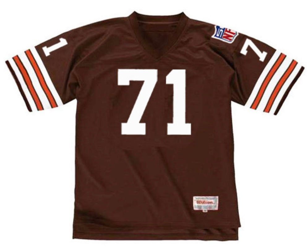 Walter Johnson 1969 Cleveland Browns Official NFL Mitchell product image 2