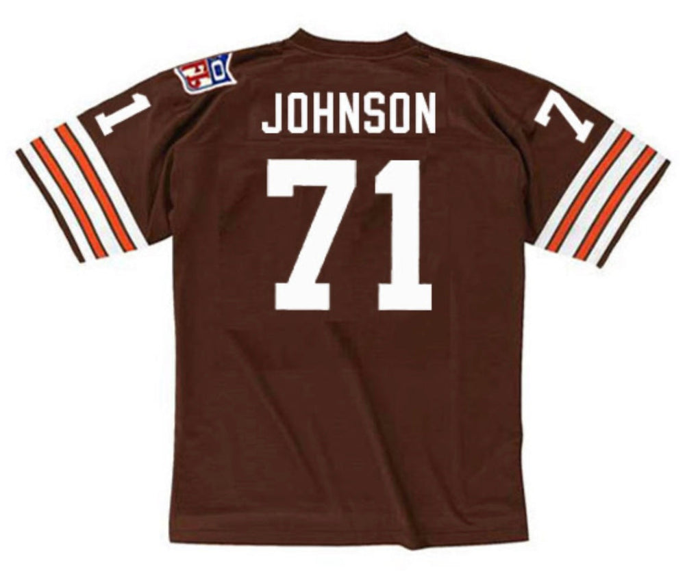 Walter Johnson 1969 Cleveland Browns Official NFL Mitchell