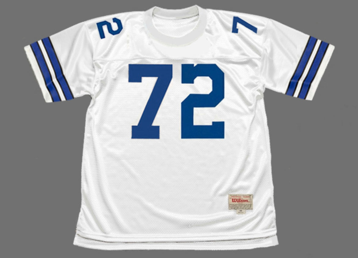 Ed Too Tall Jones Dallas Cowboys Official NFL Jersey white product image 2