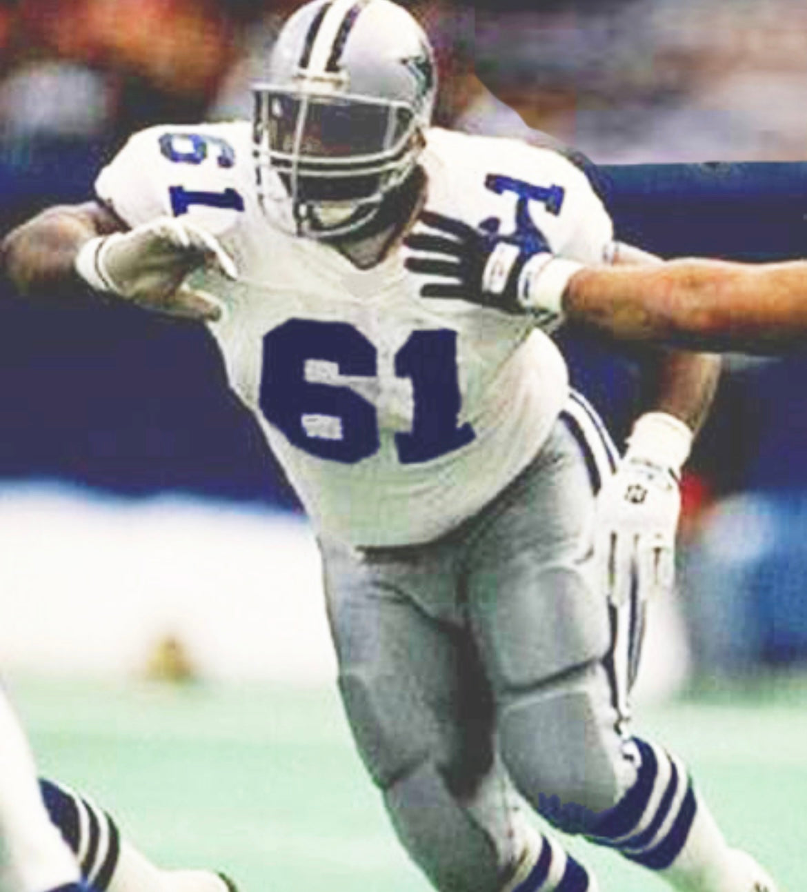 Nate Newton 1994 Dallas Cowboys Official NFL Jersey white product image 3