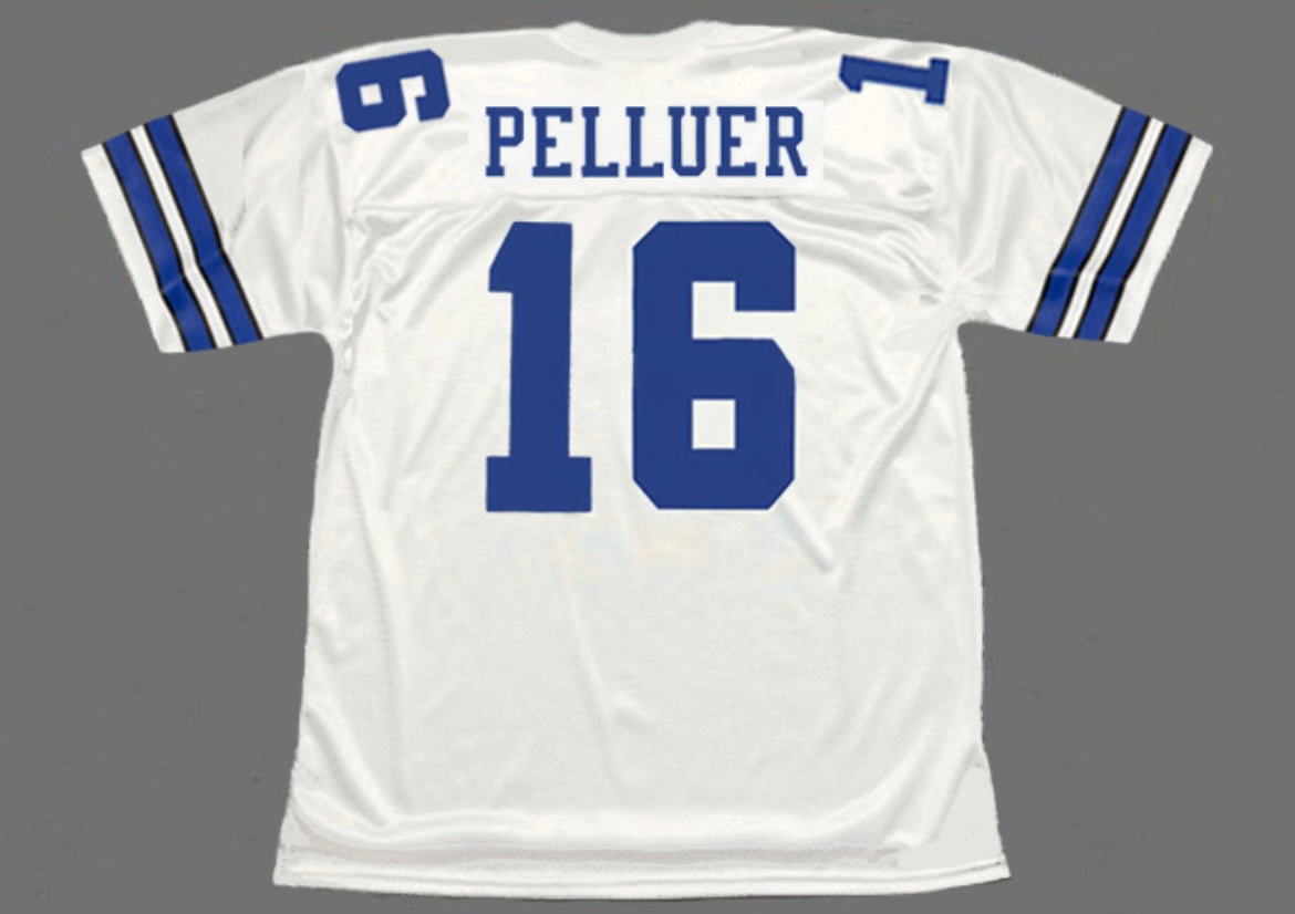 Steve Pelleur Dallas Cowboys Official NFL Jersey white product image 1
