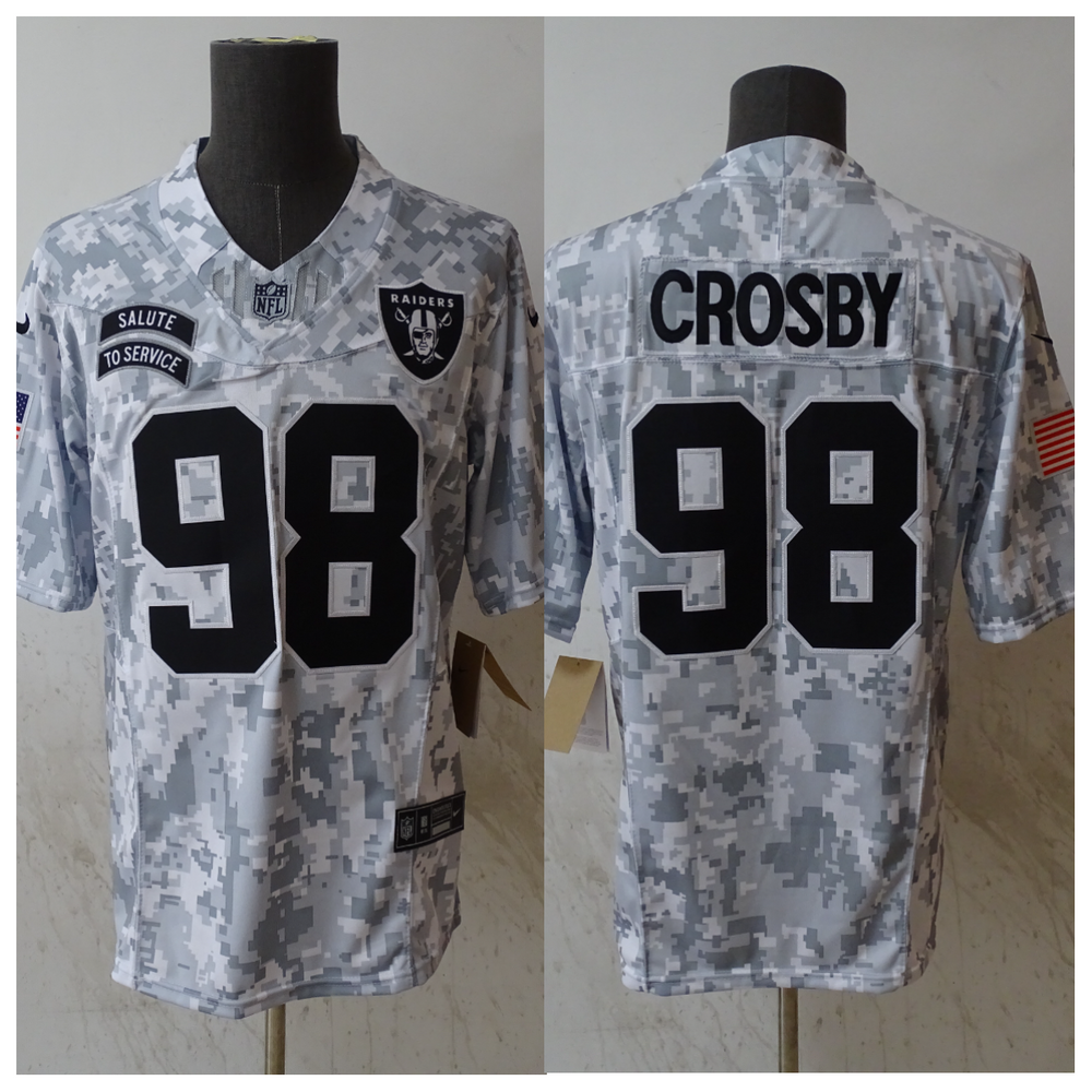 Maxx Crosby Las Vegas Raiders 2024 Nike NFL Salute to