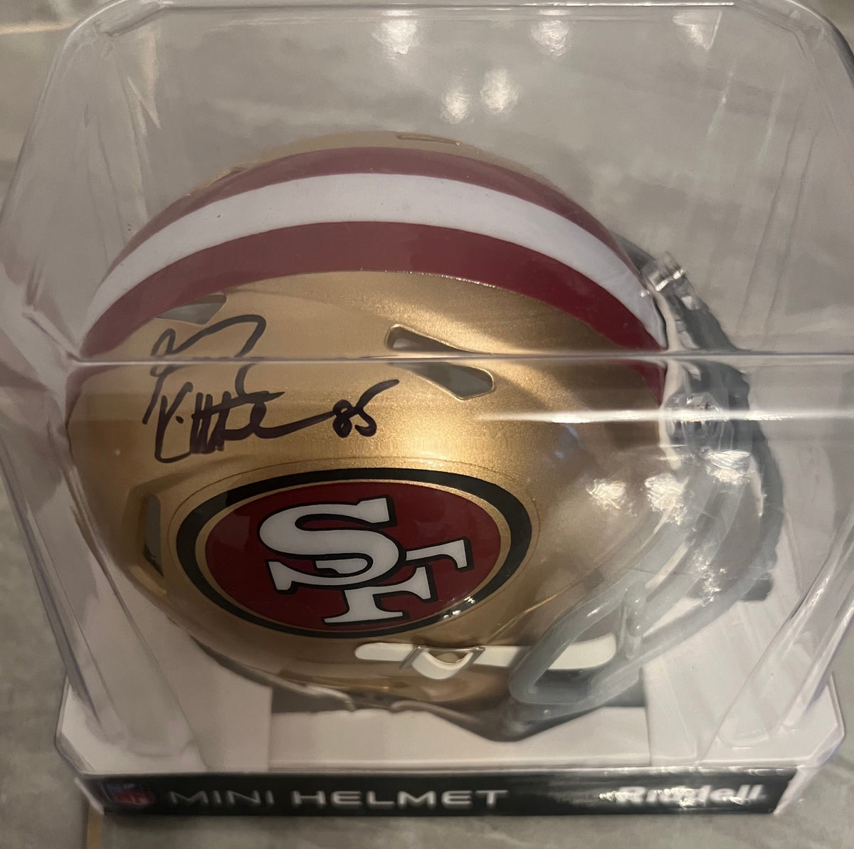 George Kittle San Francisco 49ers Autographed Mini Helmet product image 4