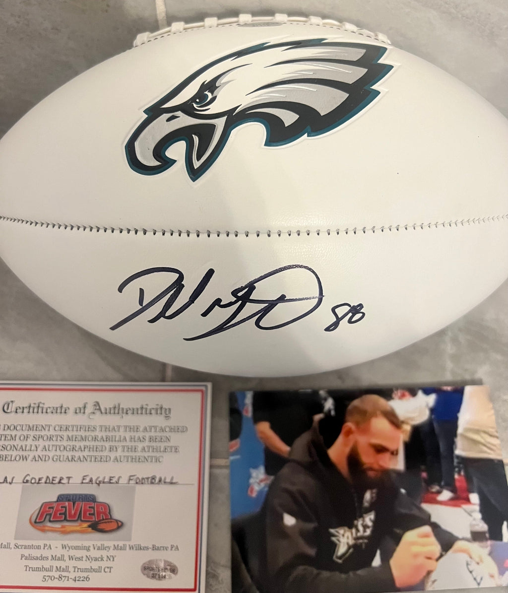 Dallas Goedert Autographed Philadelphia Eagles Football product image 2