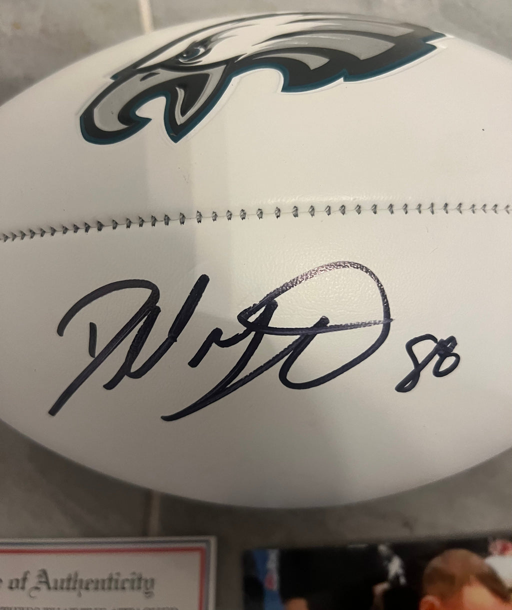 Dallas Goedert Autographed Philadelphia Eagles Football product image 3