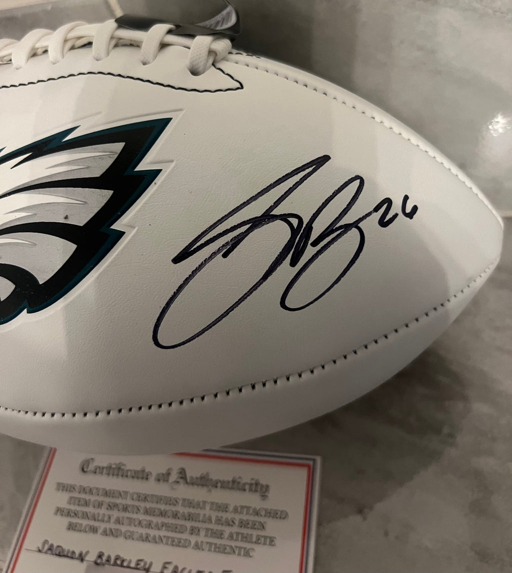 Saquon Barkley Autographed Philadelphia Eagles Football product image 2