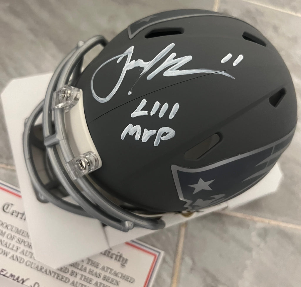 Julian Edelman Autographed New England Patriots Slate Mini product image 1