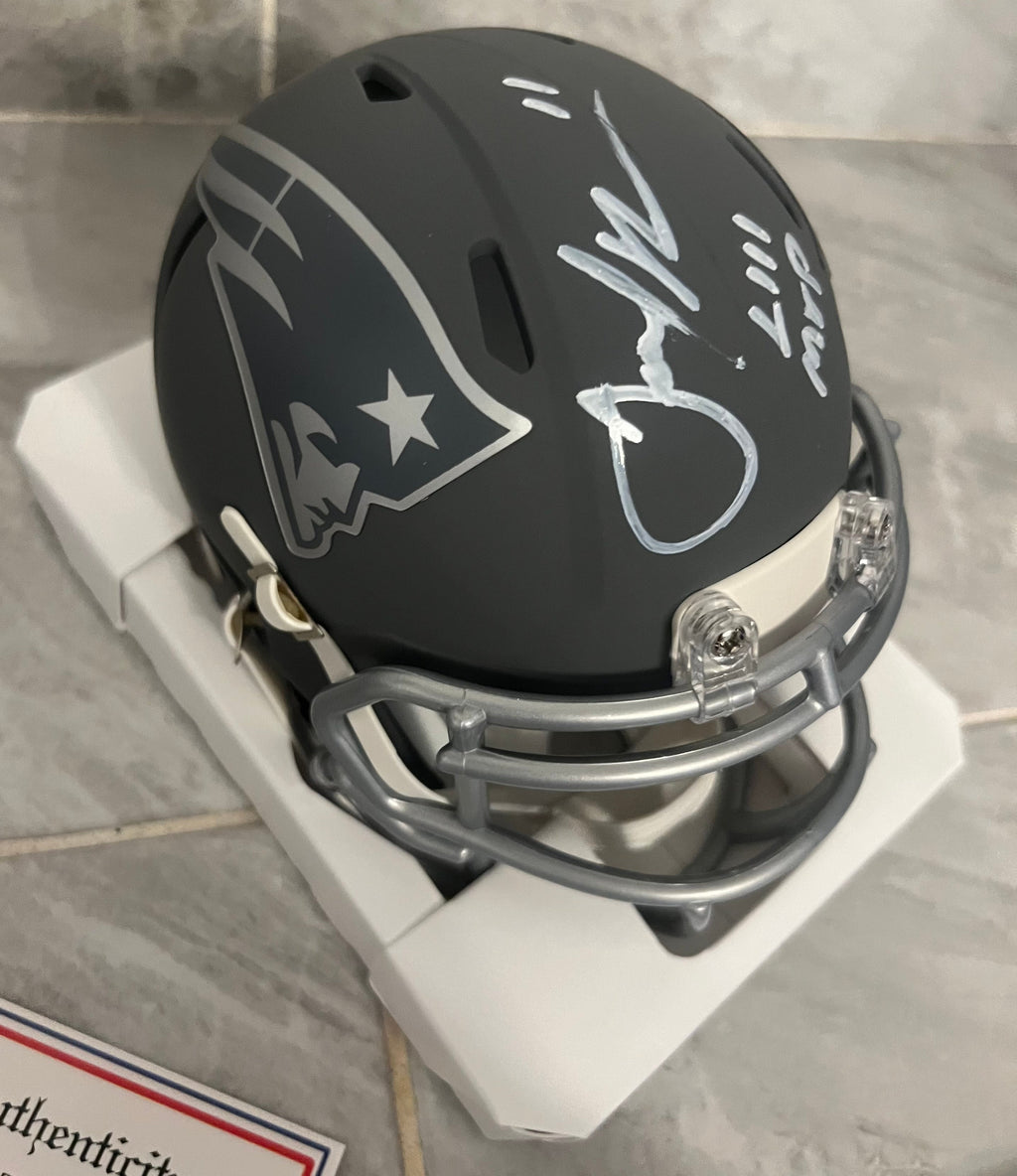 Julian Edelman Autographed New England Patriots Slate Mini product image 2
