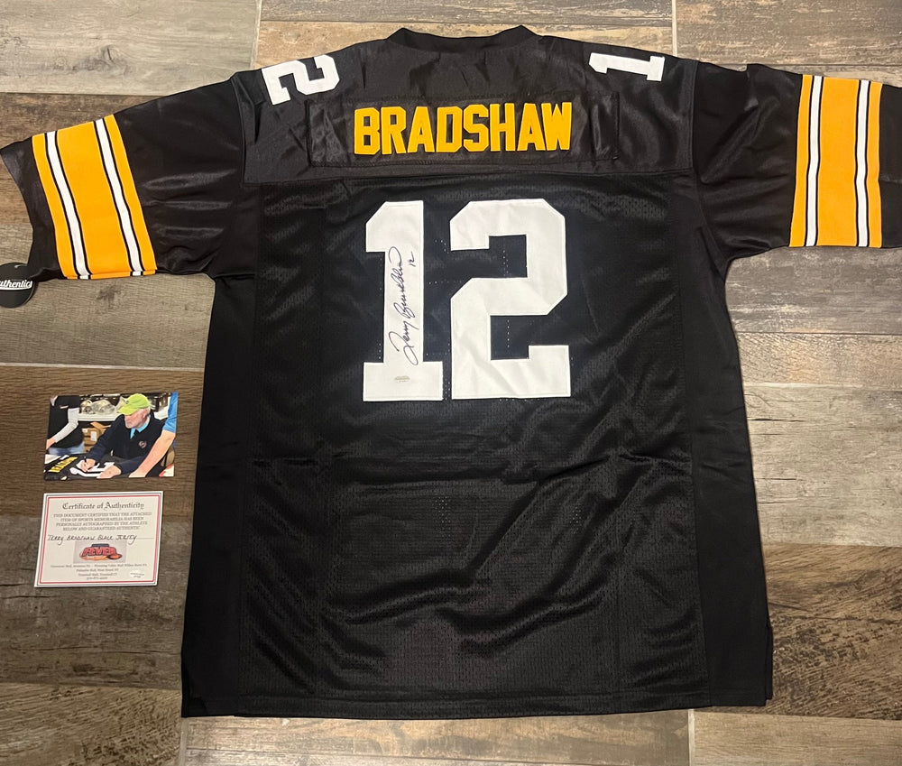 Terry Bradshaw Pittsburgh Steelers autographed jersey COA