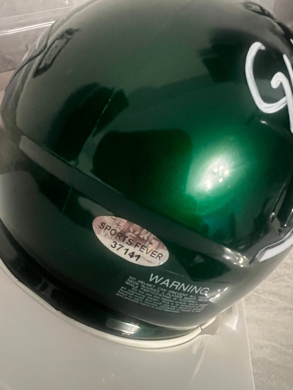 Garrett Wilson Autographed New York Jets Mini Helmet with product image 3