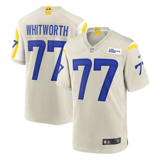 Andrew Whitworth Los Angeles Rams Official NFL NIKE Jersey