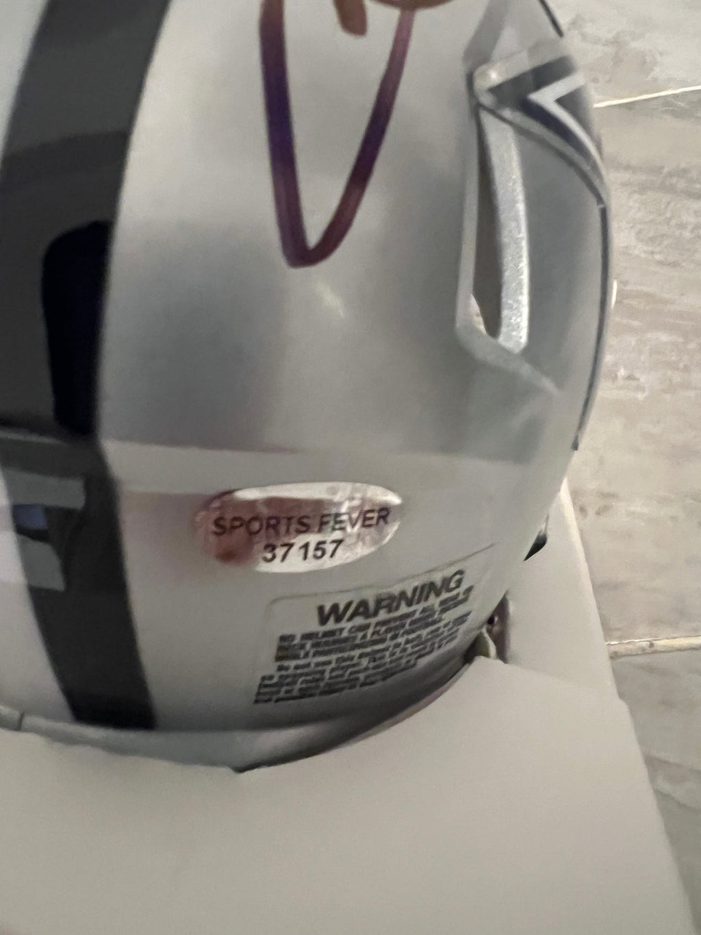 CeeDee Lamb Autographed Dallas Cowboys Mini Helmet with COA product image 4